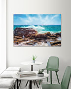 Top Obraz Vlny narážajú na skaly 1443